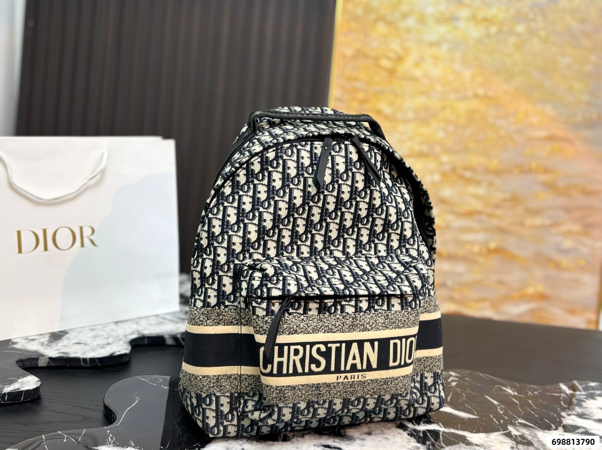 Dior Canvas Backpack