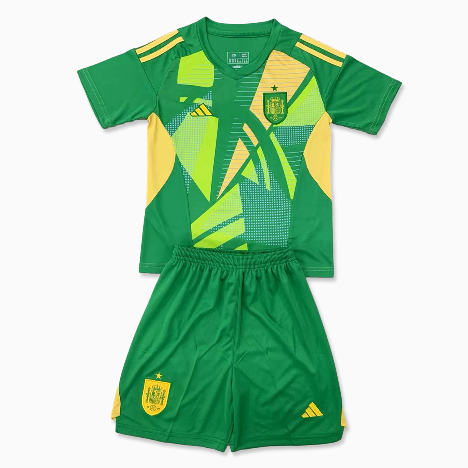 Spain 2024 Fruit Green Goalkeeper Kids Kit