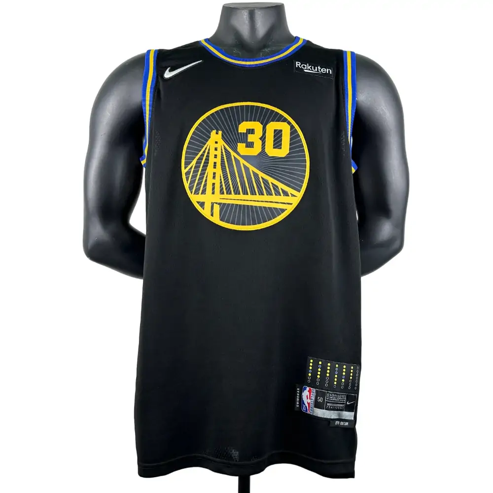 Embroidery 22nd season Warriors City Edition No. 30 Curry