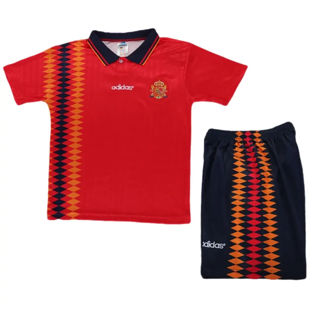1994 Spanish Home Retro Children's Jersey Set - Fans Edition