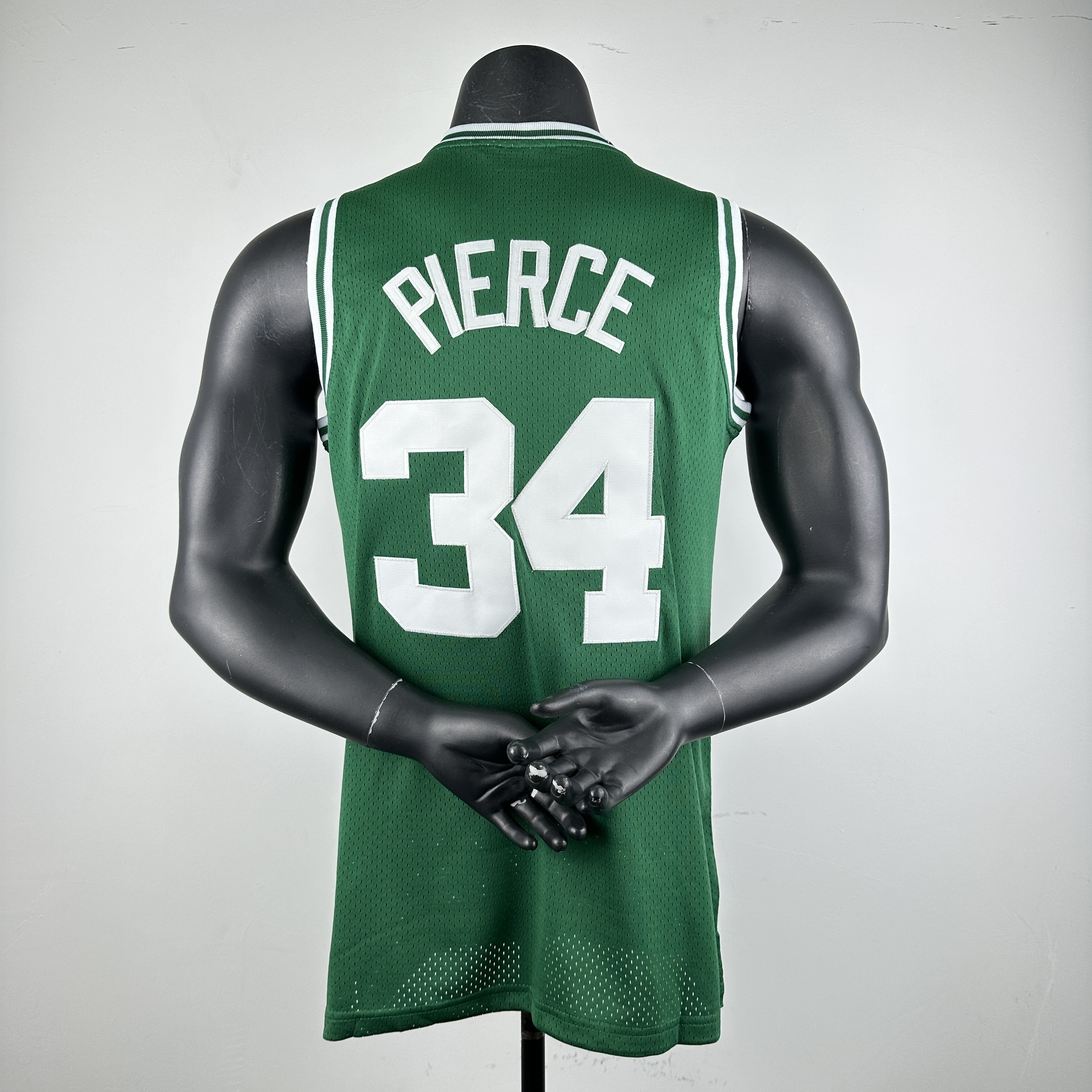 Embroidered MN Retro Jersey Celtics 07/08 Season Green No. 34 Pierce