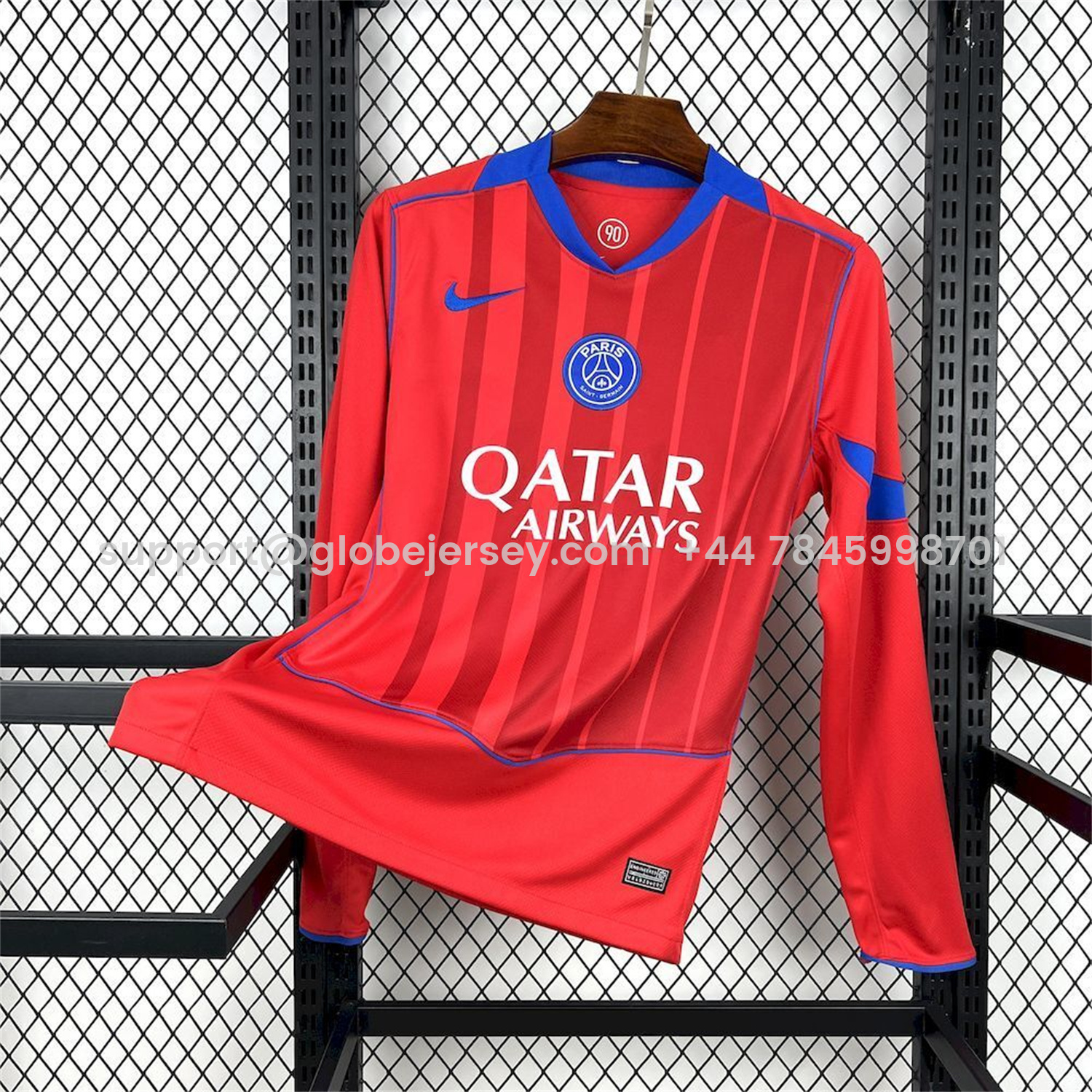 Paris Saint-Germain PSG 25-26 Third Long Sleeves Jersey - Fans Version