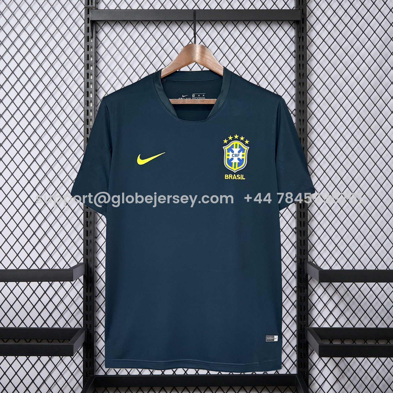 Brazil 2026 Dark Blue Training Jersey - Fans Version