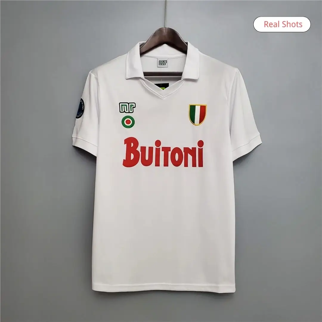 Maradona #10 Napoli Away 1987/88 Retro Football Jersey