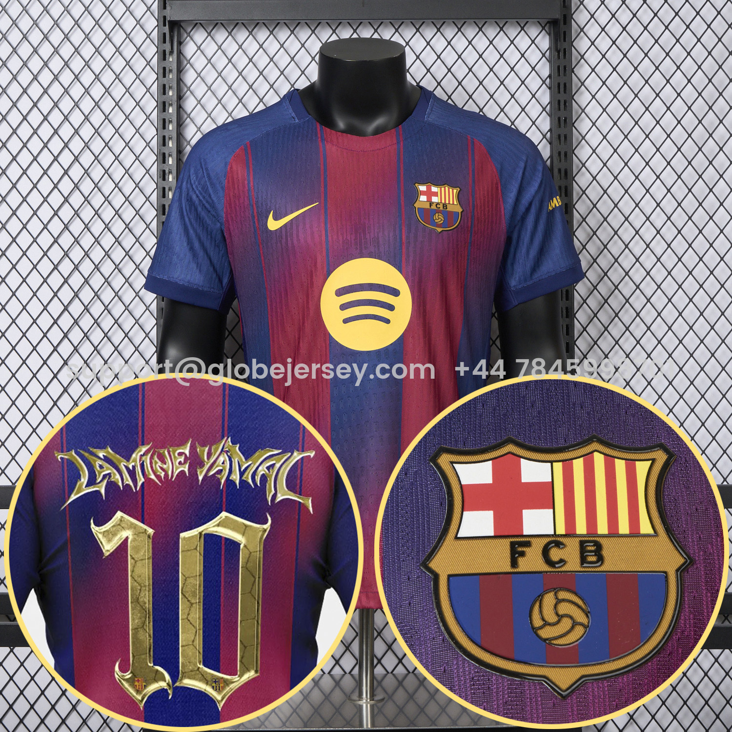 【Yamal Special Font】Barcelona 25-26 Home Jersey - Player Version