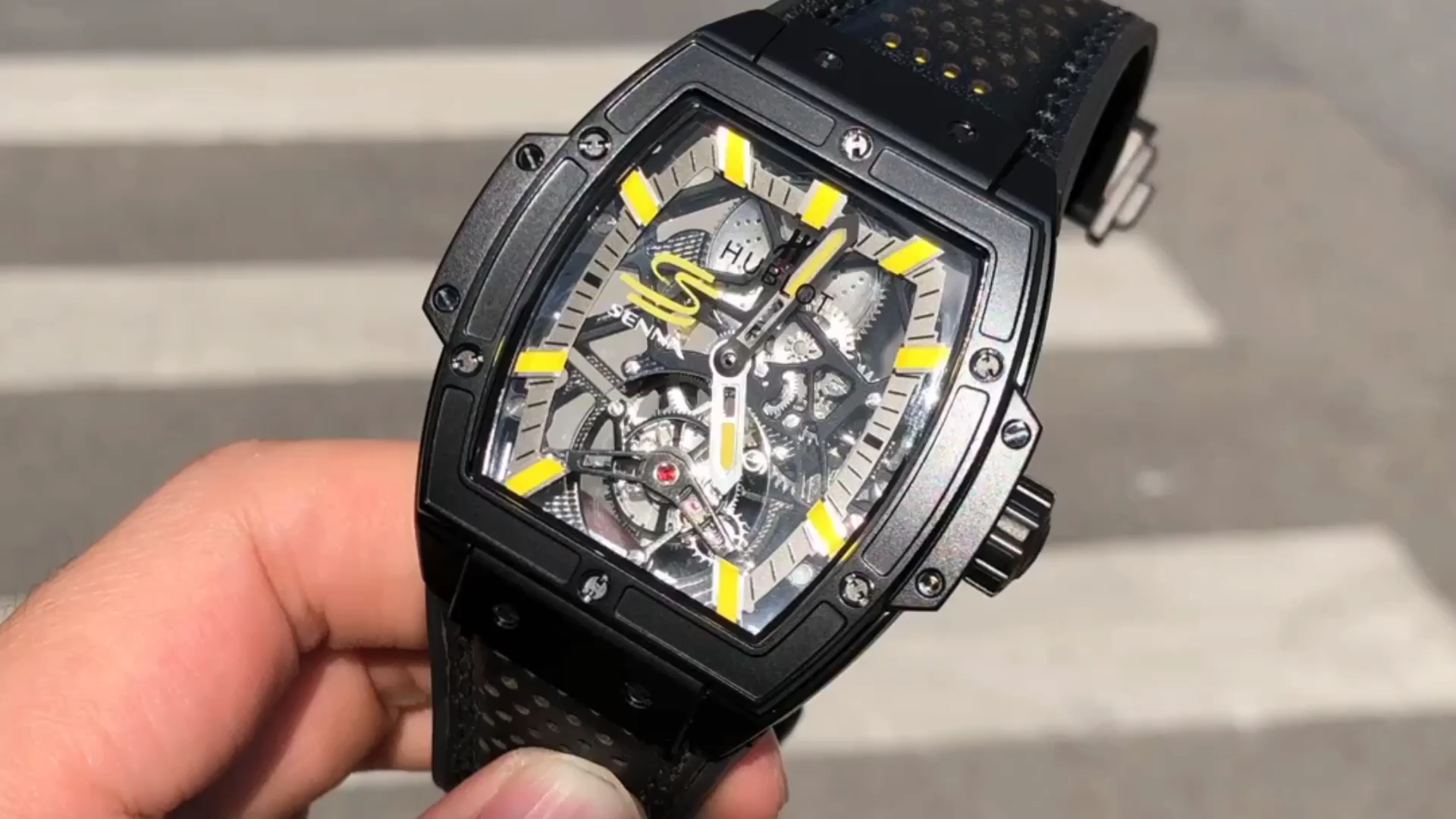 【Super Clone】Hublot Masterpiece MP-06 Senna 906.ND.0129.VR.AES12 45mm