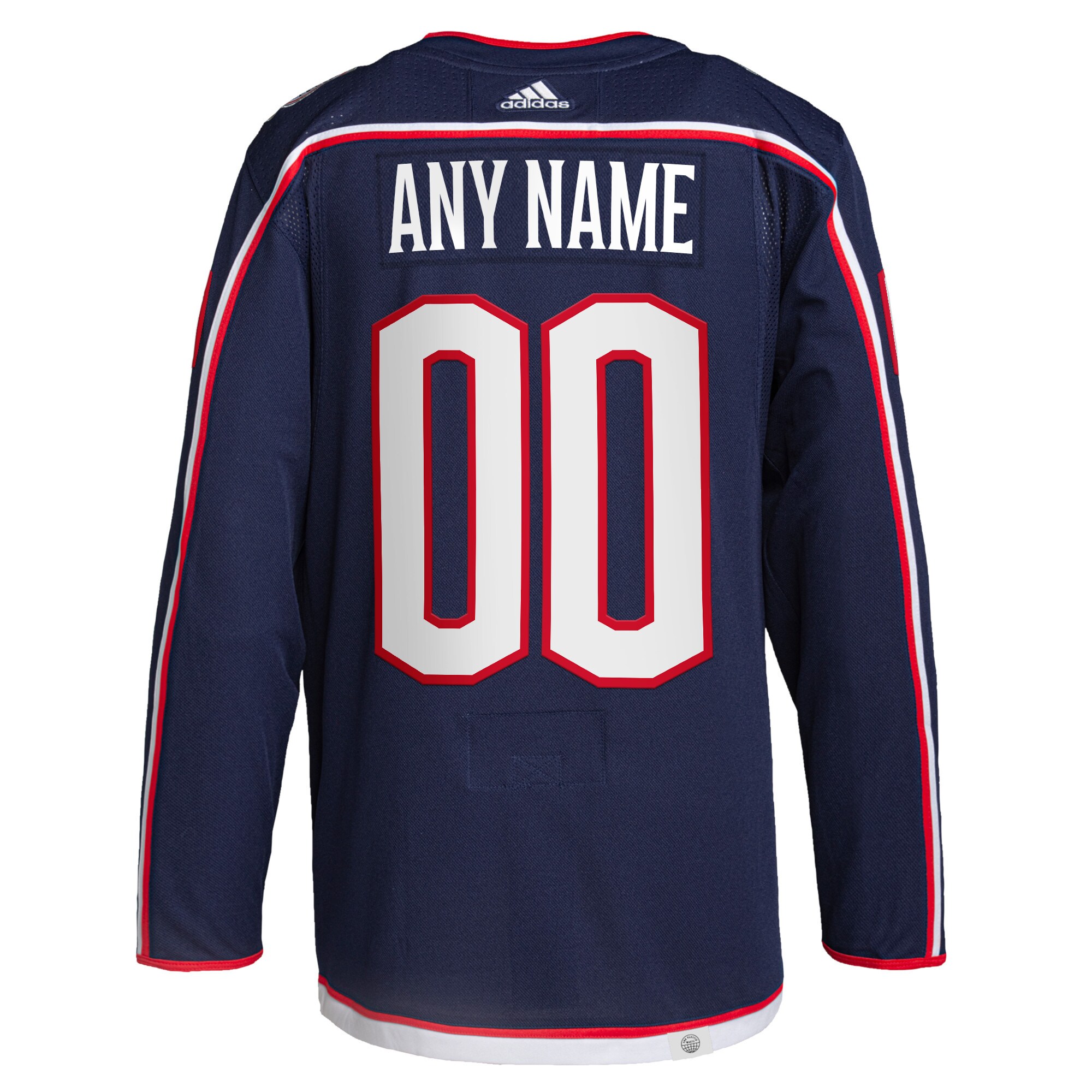 Columbus Blue Jackets   Home  Primegreen  Custom Jersey – Navy