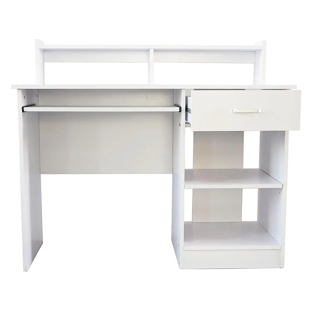 Winado Computer Desk Home Office Workstation Laptop Study Table with Drawer Keyboard Tray, White