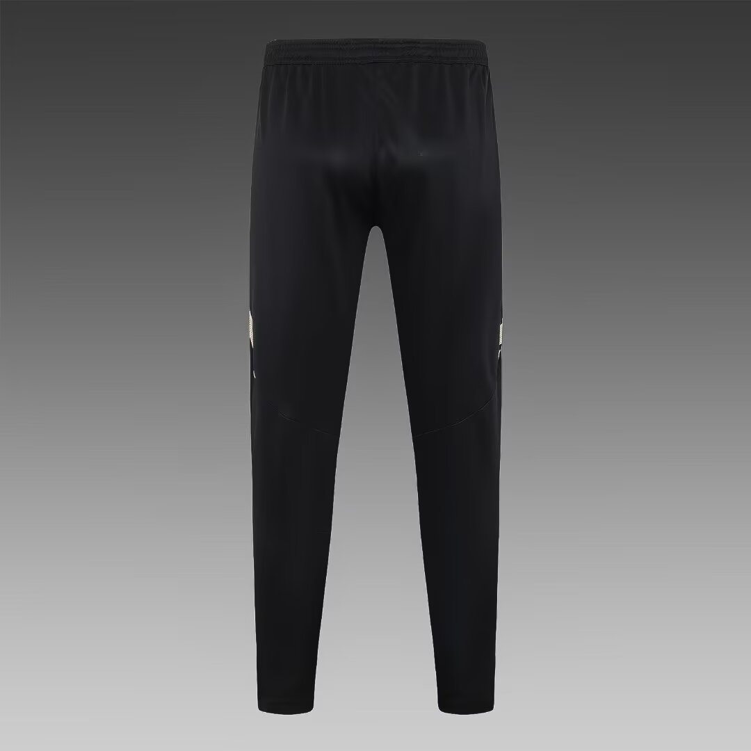 2024/2025 Real Madrid Half-Pull Training Suit Black Football Shirt 1:1 Thai Quality