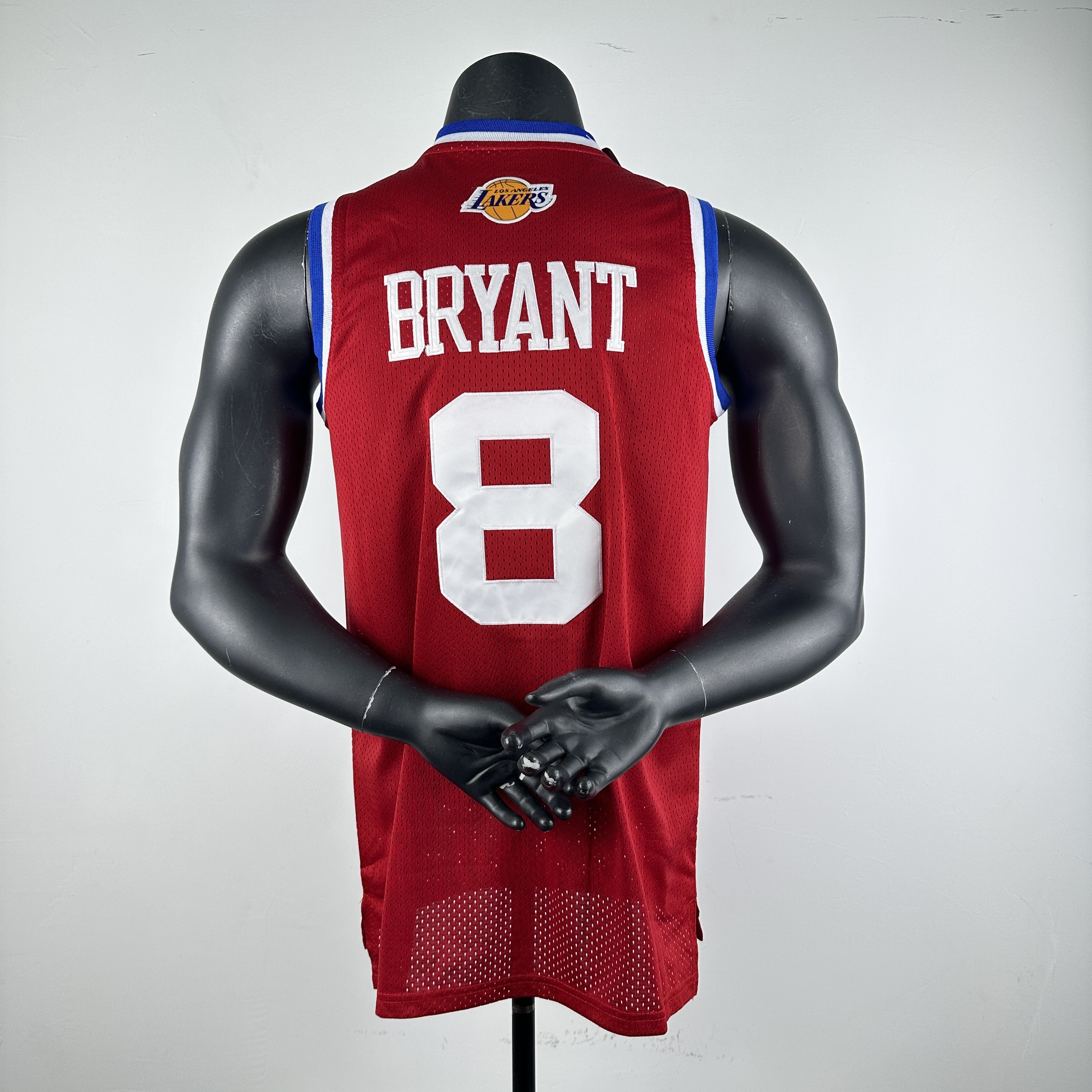 Embroidered MN Retro Jersey All-Star 2003 Season Red No. 8 Kobe