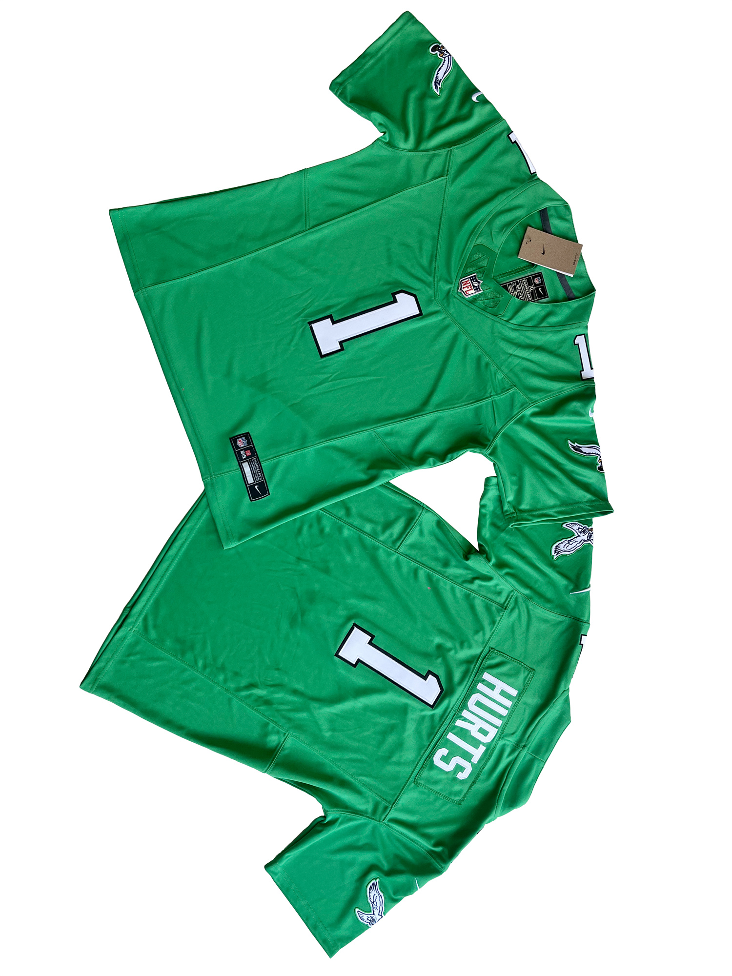 Youth Philadelphia Eagles 1# Jalen Hurts Vapor F.U.S.E. Limited Jersey