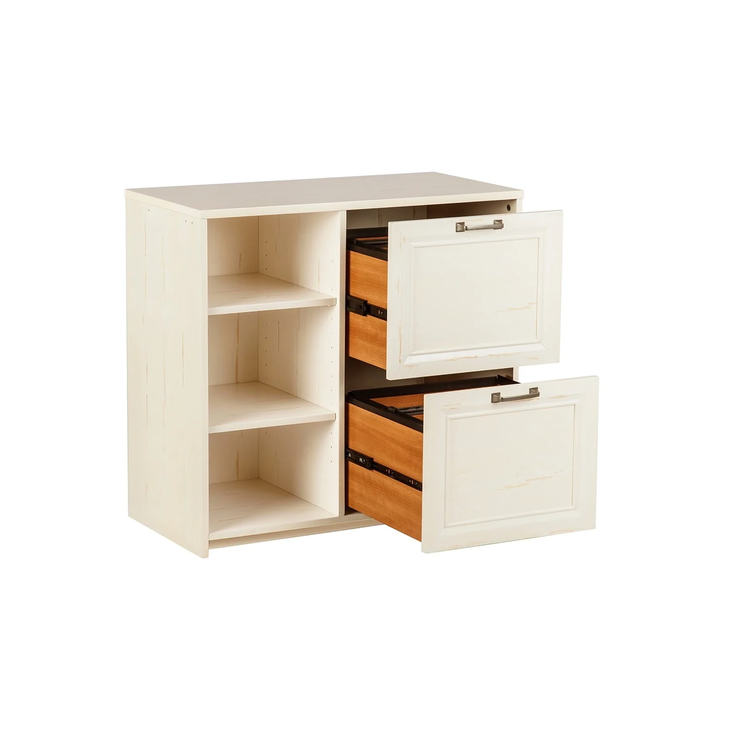 Saint Birch Hawksbury Antique White 2-Door File Cabinet