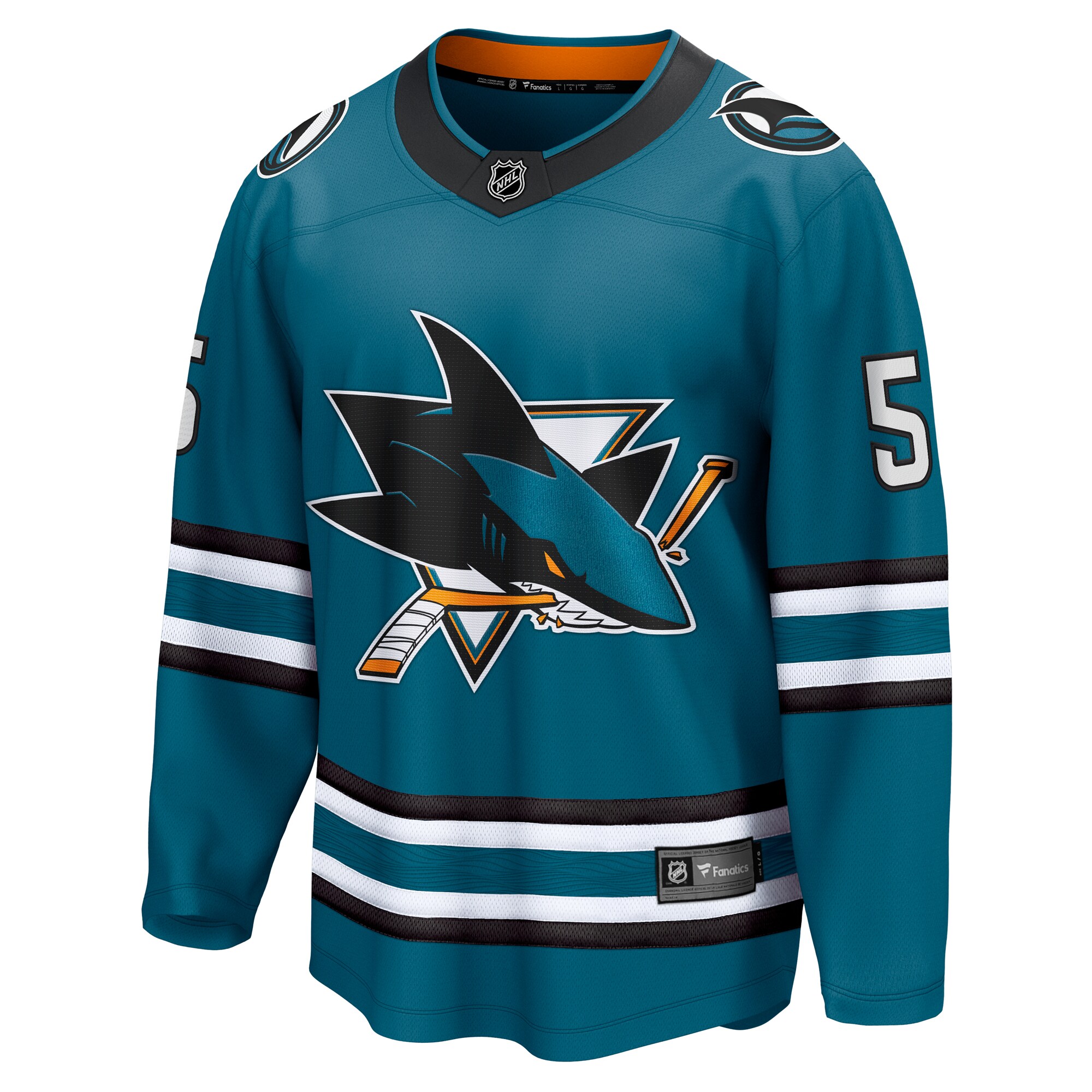 Matt Benning San Jose Sharks Fanatics Home Breakaway Jersey – Teal
