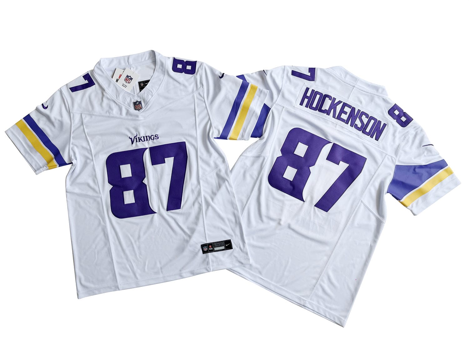 Minnesota Vikings 87# T.J. Hockenson Nike Vapor F.U.S.E. Limited Jersey