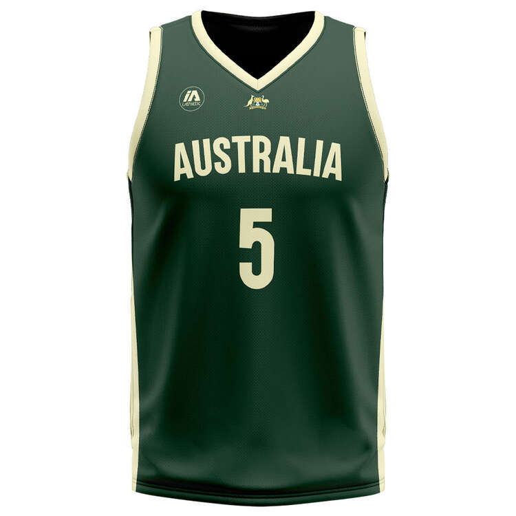 Australian Boomers Mens Patty Mills 2024 Basketball Jersey