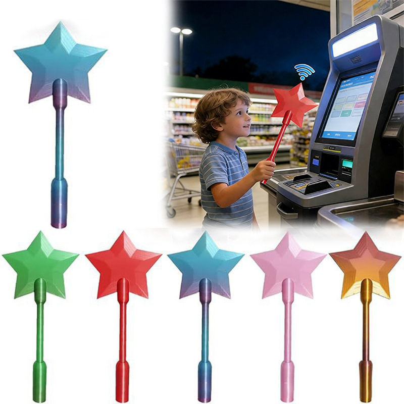 Star Magic Wands Contactless Payment Card Holder | 3D Printed Wand Tap To Pay