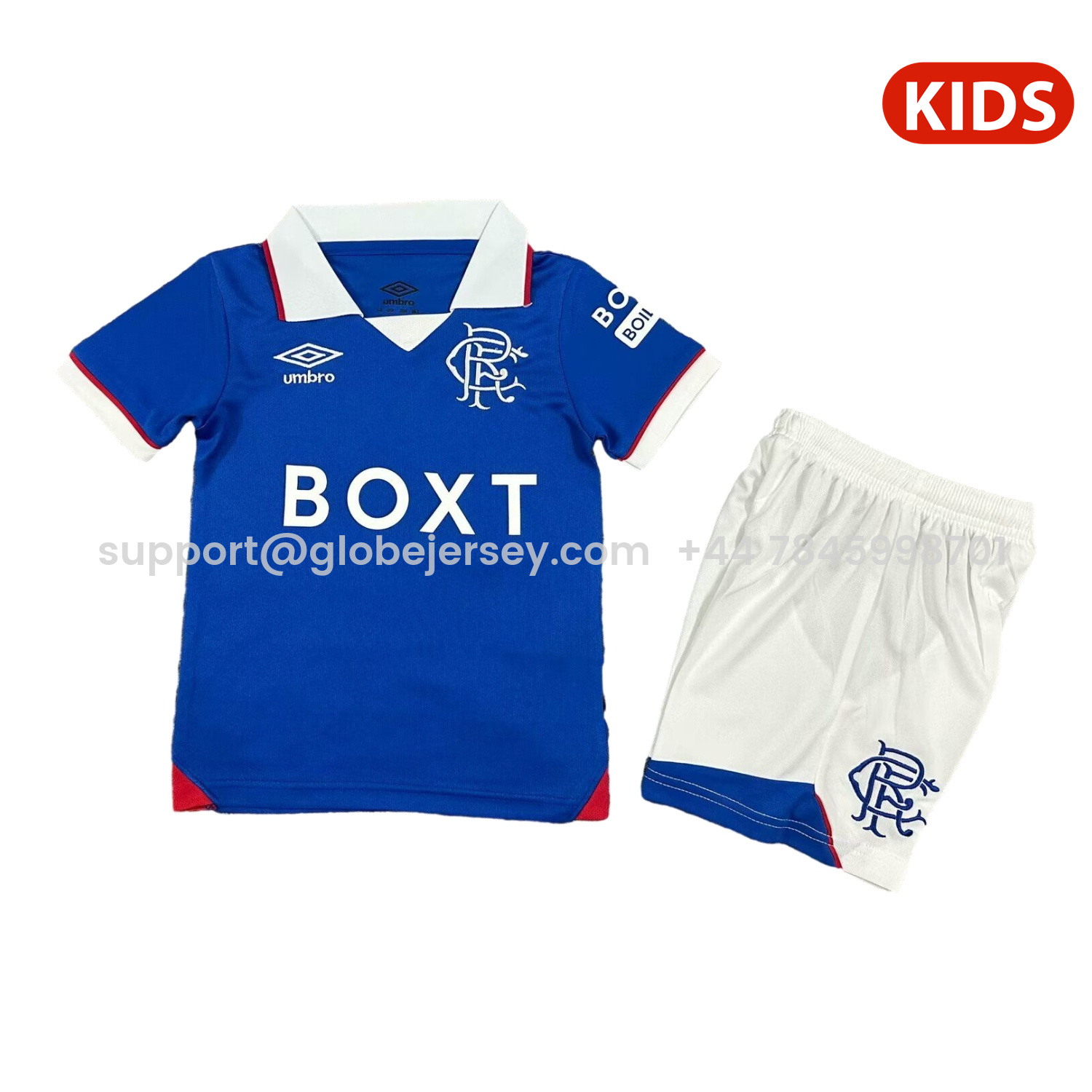 Glasgow Rangers 25-26 Home Kids Kit