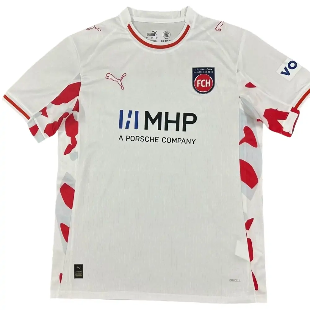 2025-26 1. FC Heidenheim Second Away Kit - Short Sleeve Fans Edition