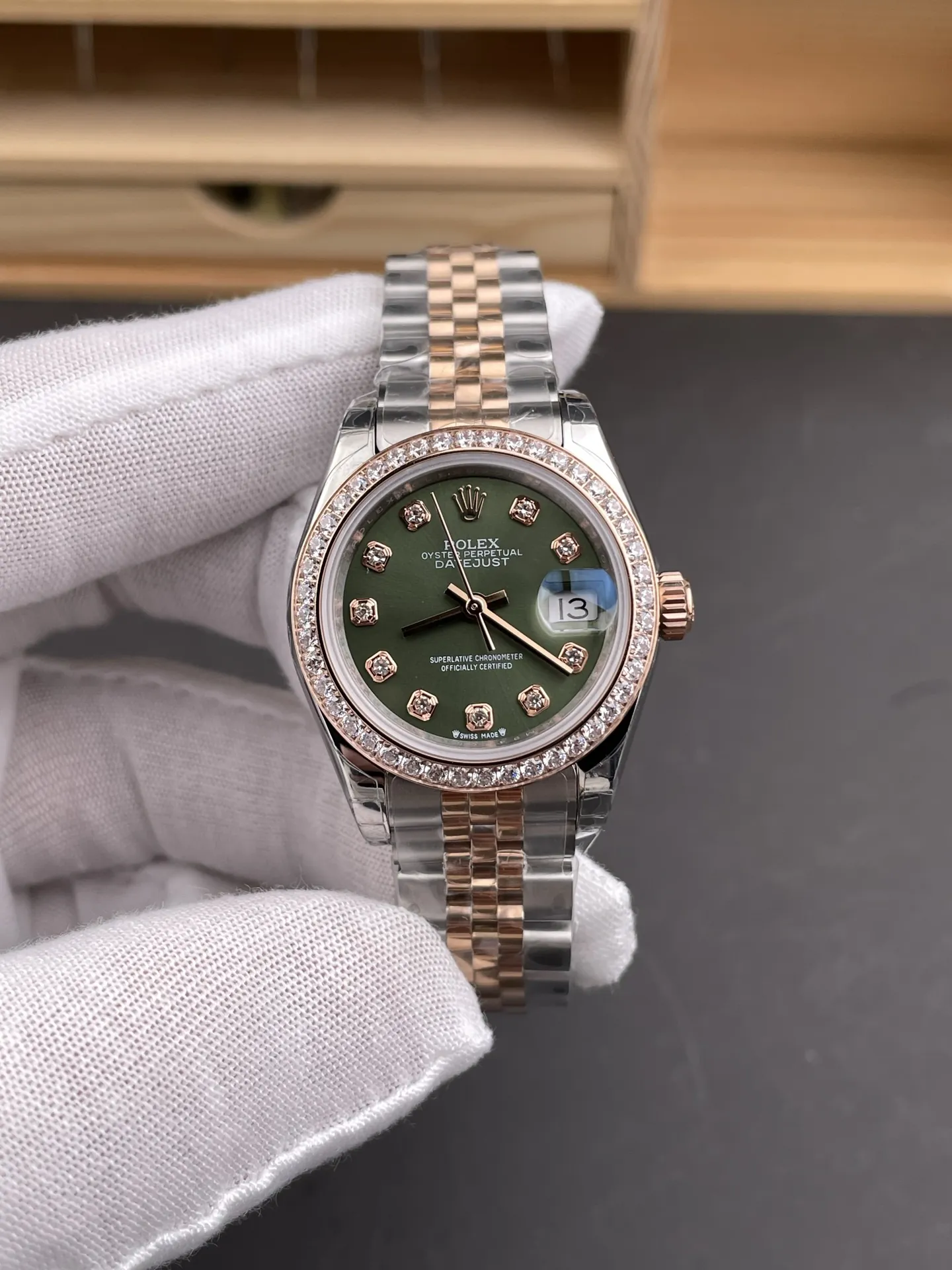 Rolex Datejust Rose Gold Ladies 28mm