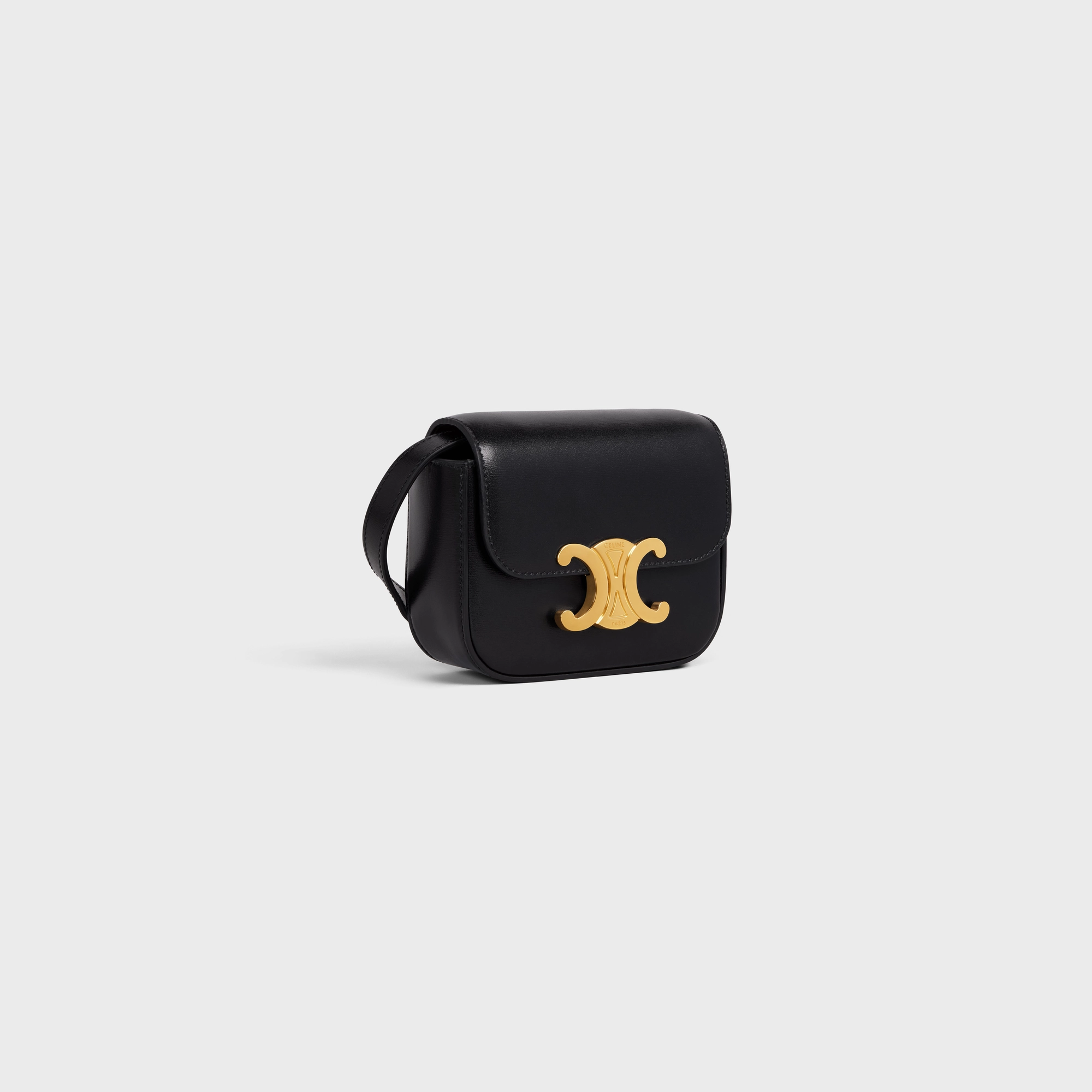 MINI CLAUDE in Shiny calfskin
