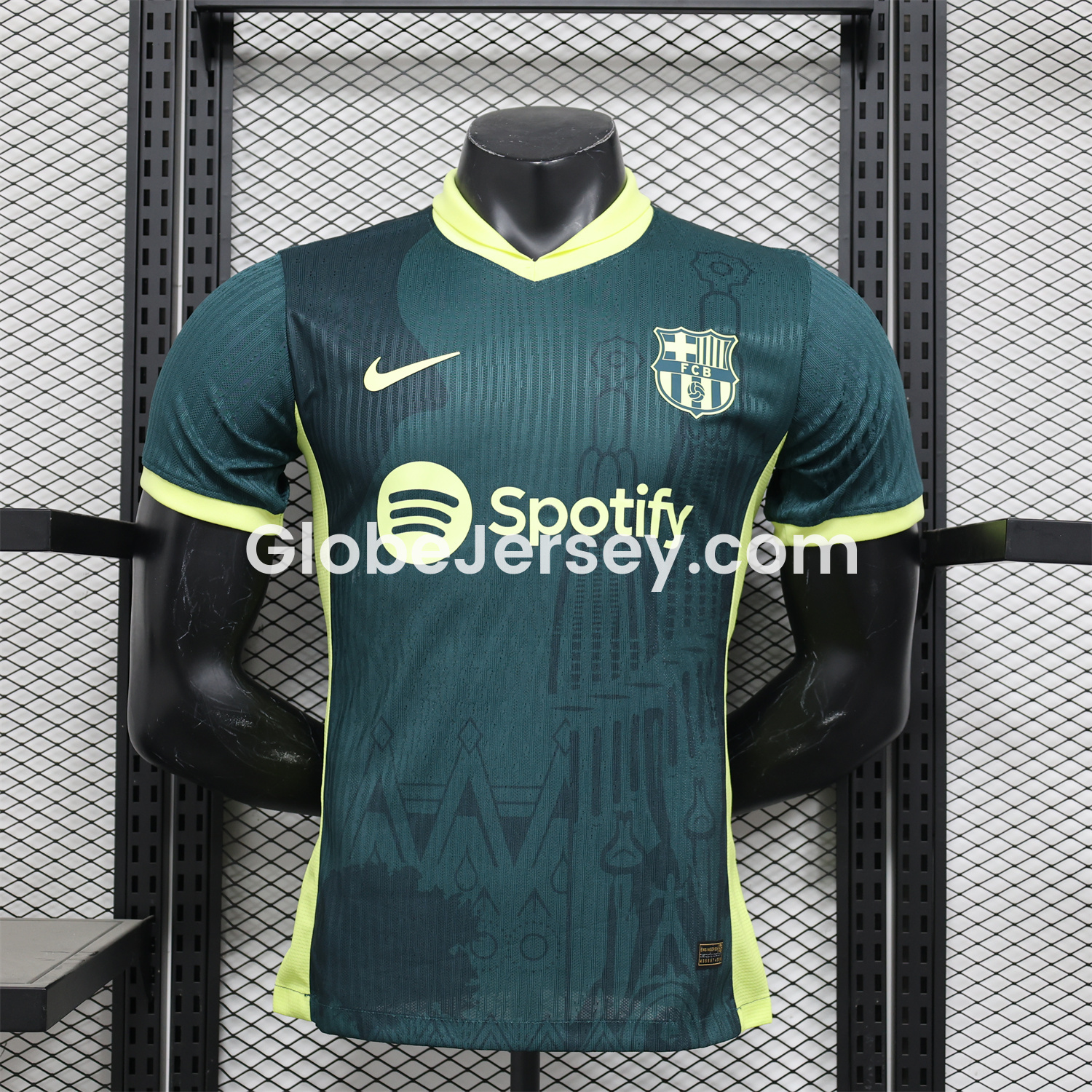 Barcelona 25-26 Green & Yellow Special Edition Jersey - Player Version