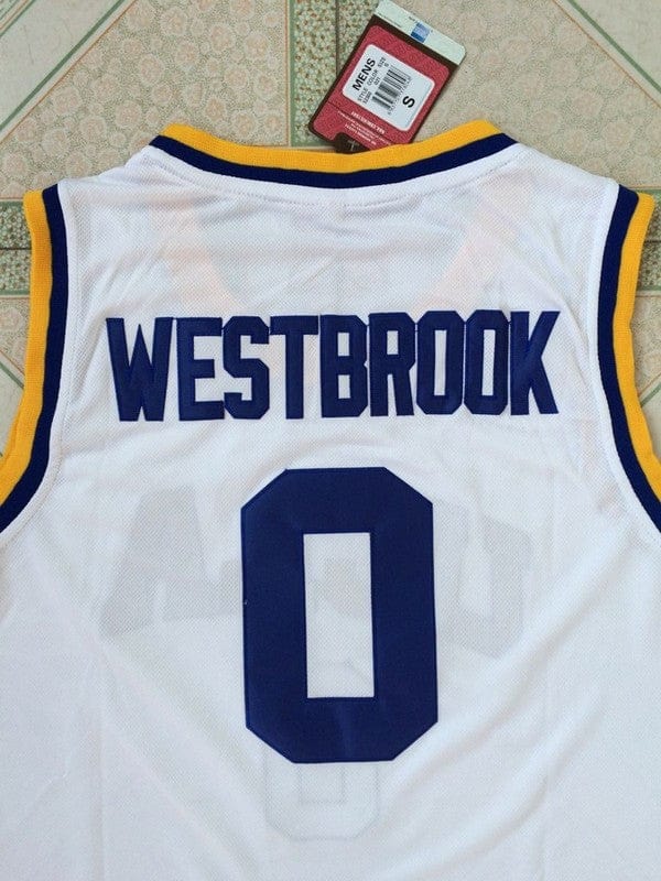 NCAA UCLA No. 0 Spruit White Jersey