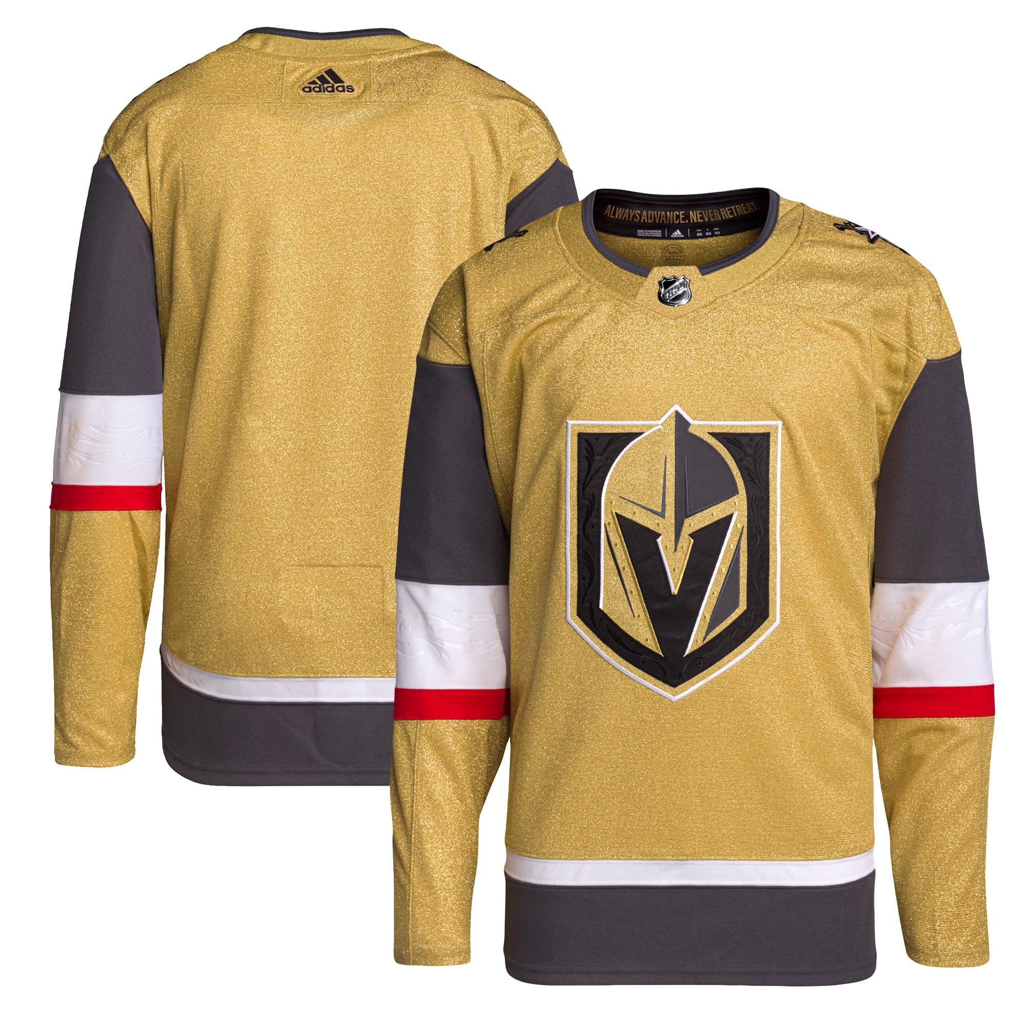 Vegas Golden Knights  Home Primegreen  Jersey – Gold