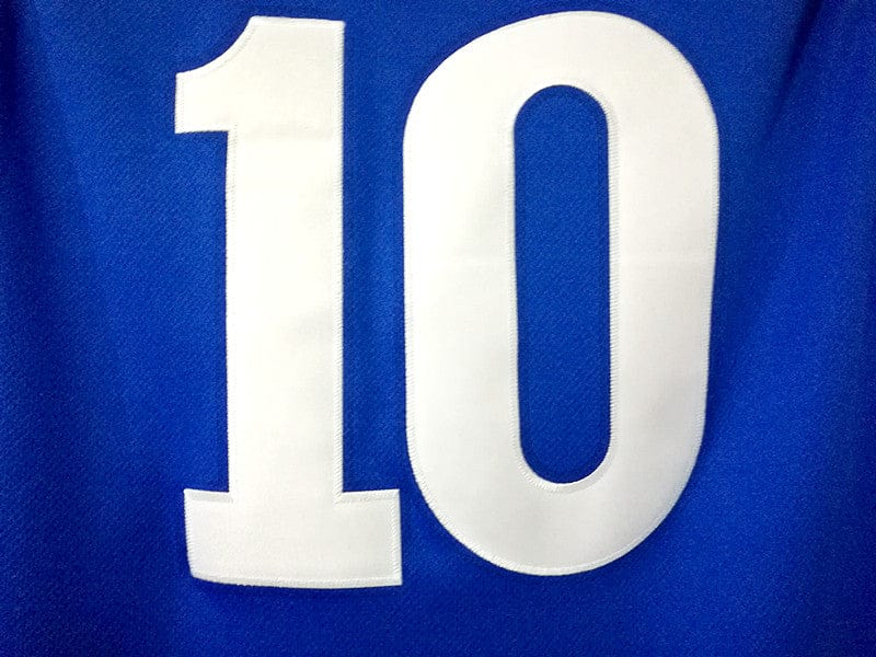 Croatian League Cibona No. 10 Drazen Petrovic blue jersey