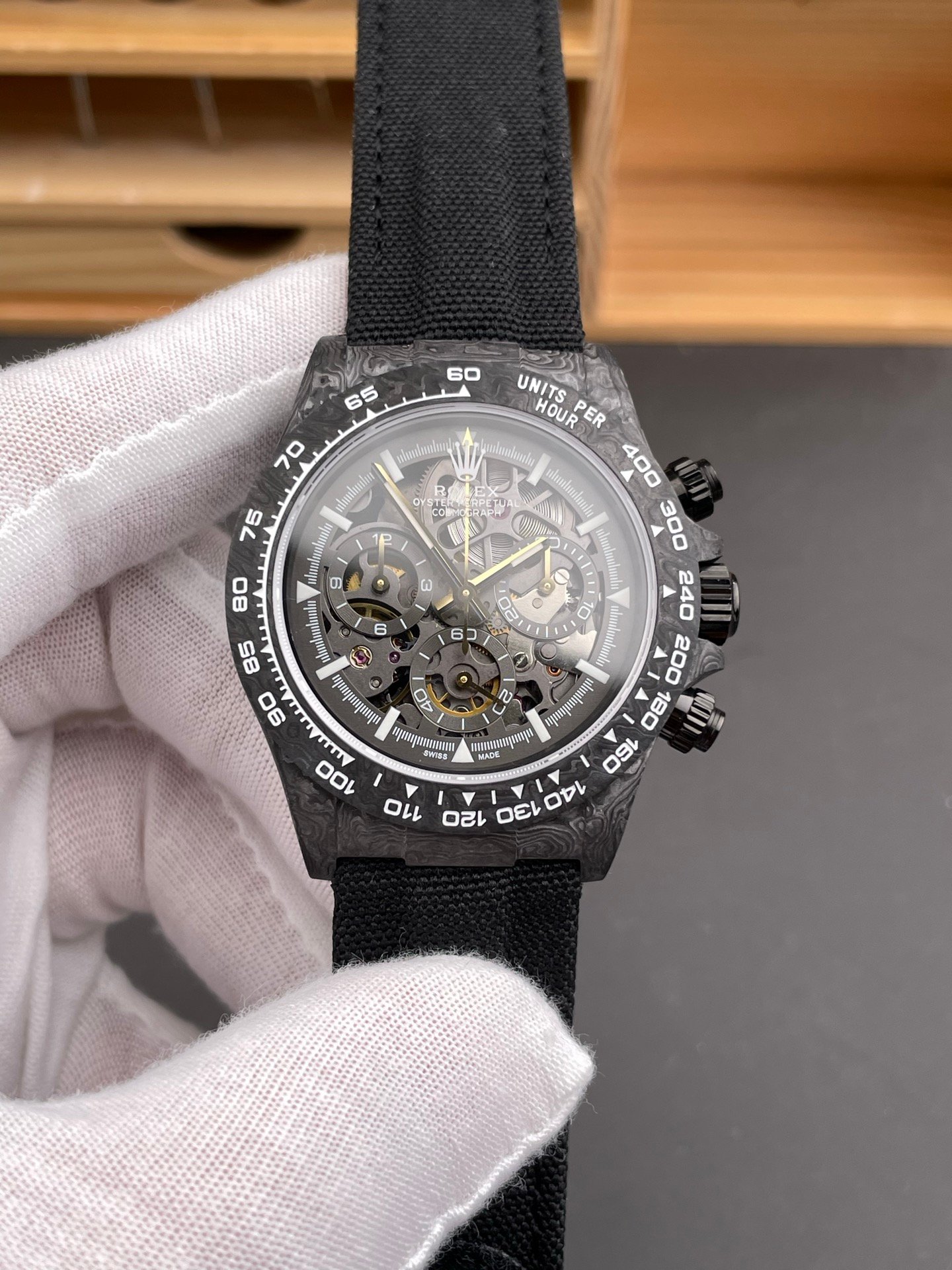 Rolex Daytona Skeleton Carbon
