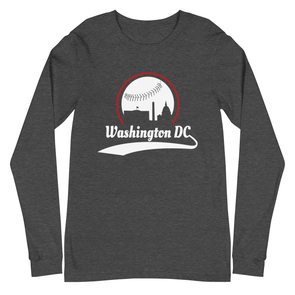 Unisex Washington Nationals Baseball Long Sleeve Tee Shirt