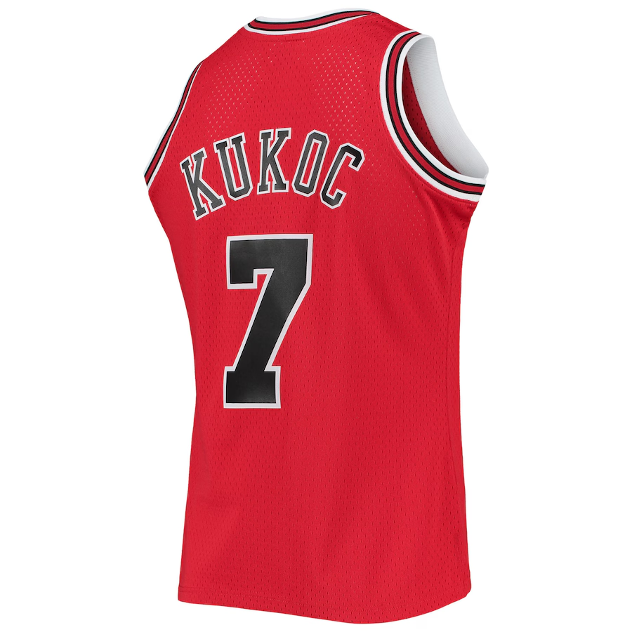 Toni Kukoc Chicago Bulls Mitchell & Ness 1997/98 Hardwood Classics Swingman Jersey - Red