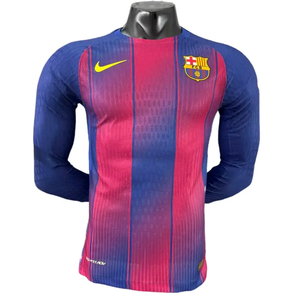 25-26 Barcelona long-sleeved plain jersey - player version