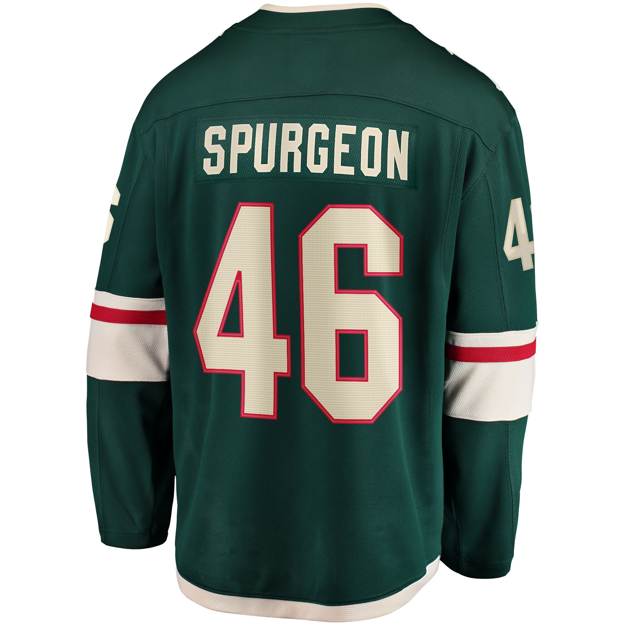 Jared Spurgeon Minnesota Wild Home Breakaway   Jersey – Green