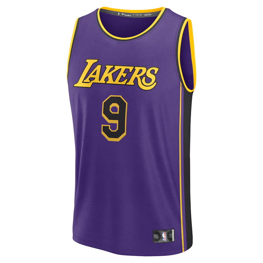 Men's Los Angeles Lakers Bronny James Fanatics Purple Fast  Jersey - Statement Edition
