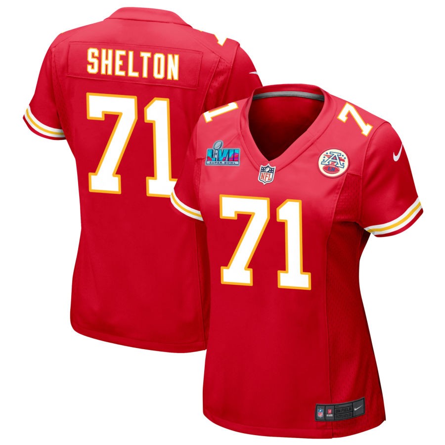 Danny Shelton Kansas City Chiefs Nike Women's Super Bowl LVII Game Jersey - Red