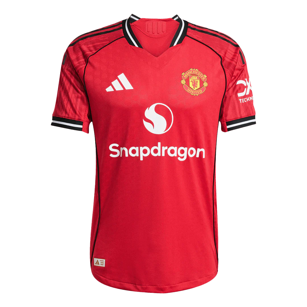 Manchester United Home Player Version Soccer Jersey 2025/26