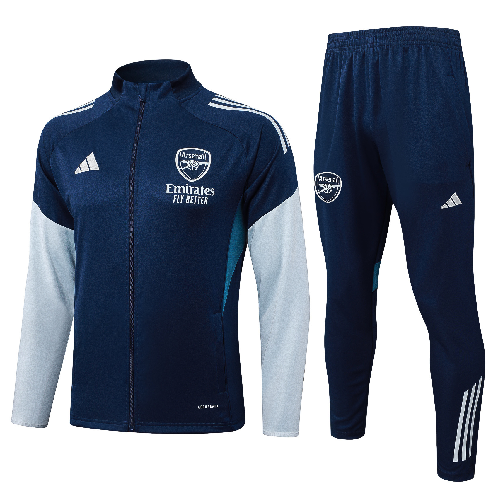 2025-26 season Arsenal long zipper training suit - Adult Set