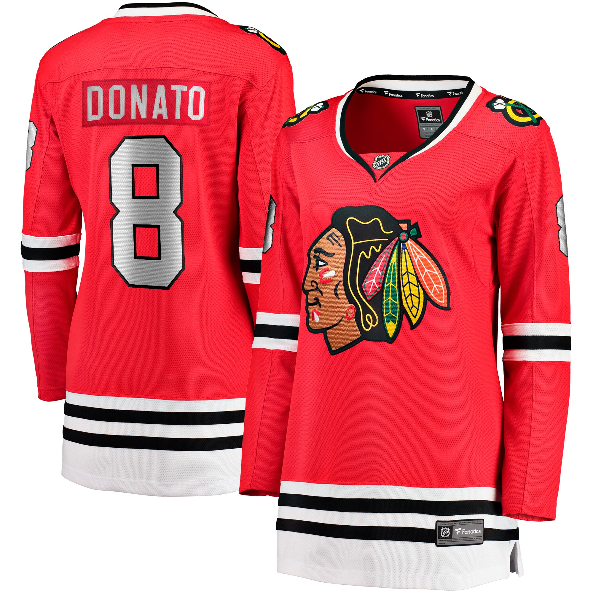 Ryan Donato Chicago Blackhawks Fanatics Women’s Home Breakaway   Jersey – Red