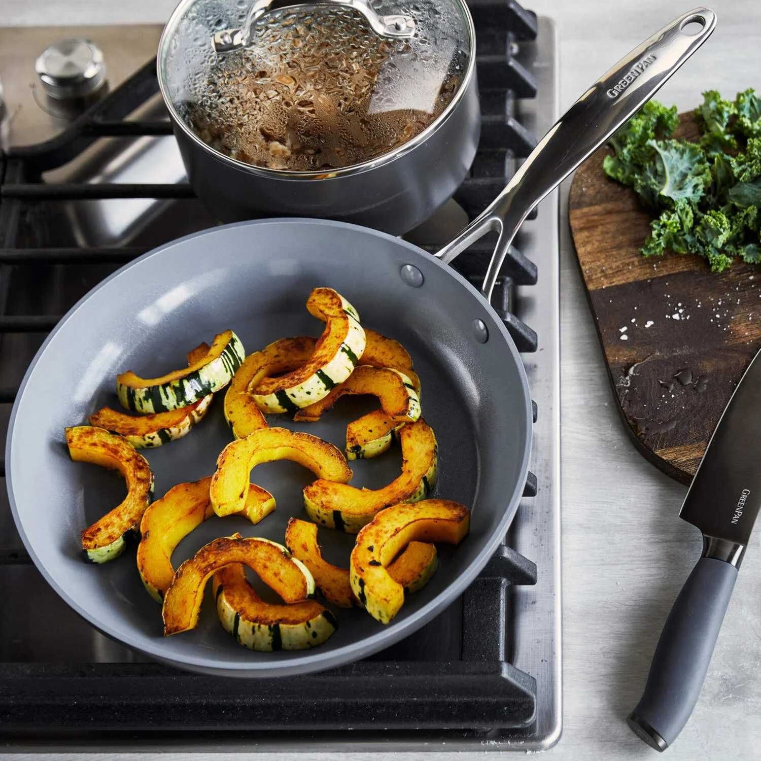 GreenPan 11-Piece Valencia Pro Ceramic Nonstick Cookware Set �C Induction Ready, Dishwasher Safe