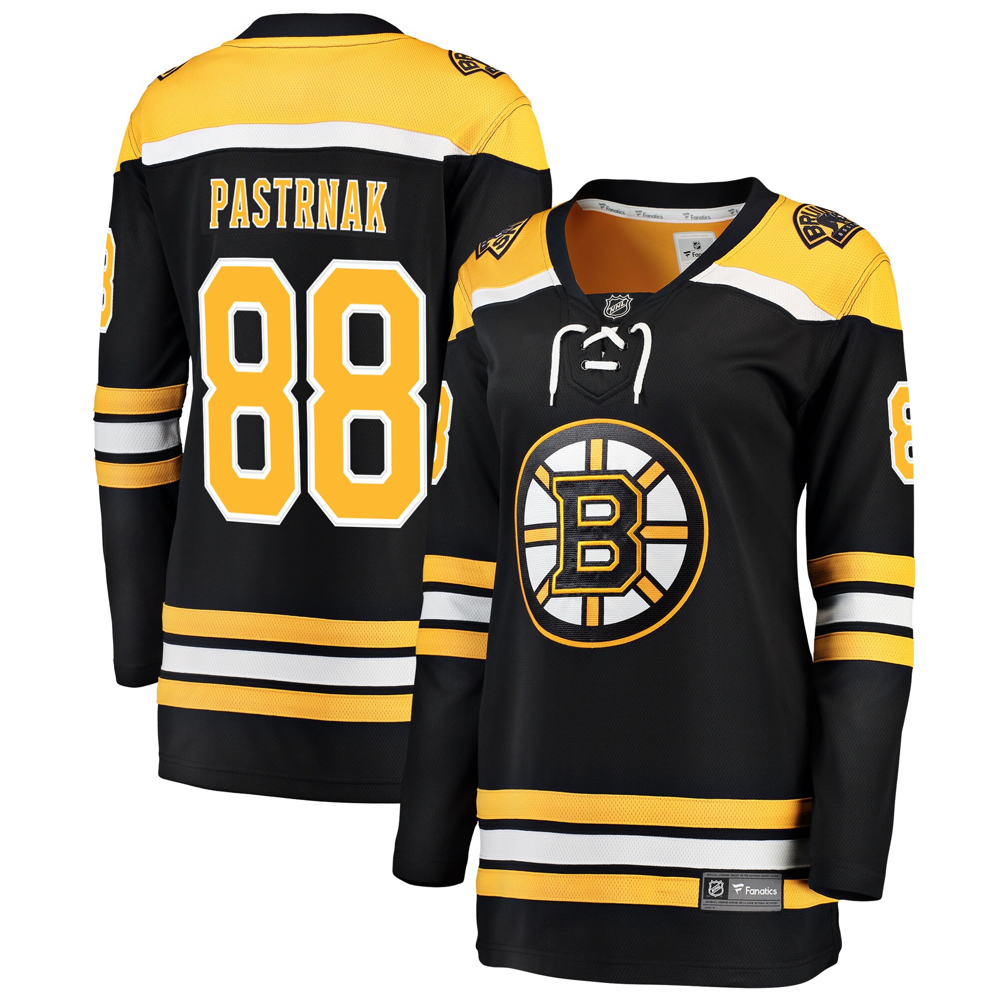 David Pastrnak Boston Bruins Fanatics Women’s Breakaway  Jersey – Black