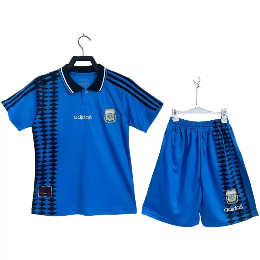 1994 Argentina Away Retro - Kids Kit