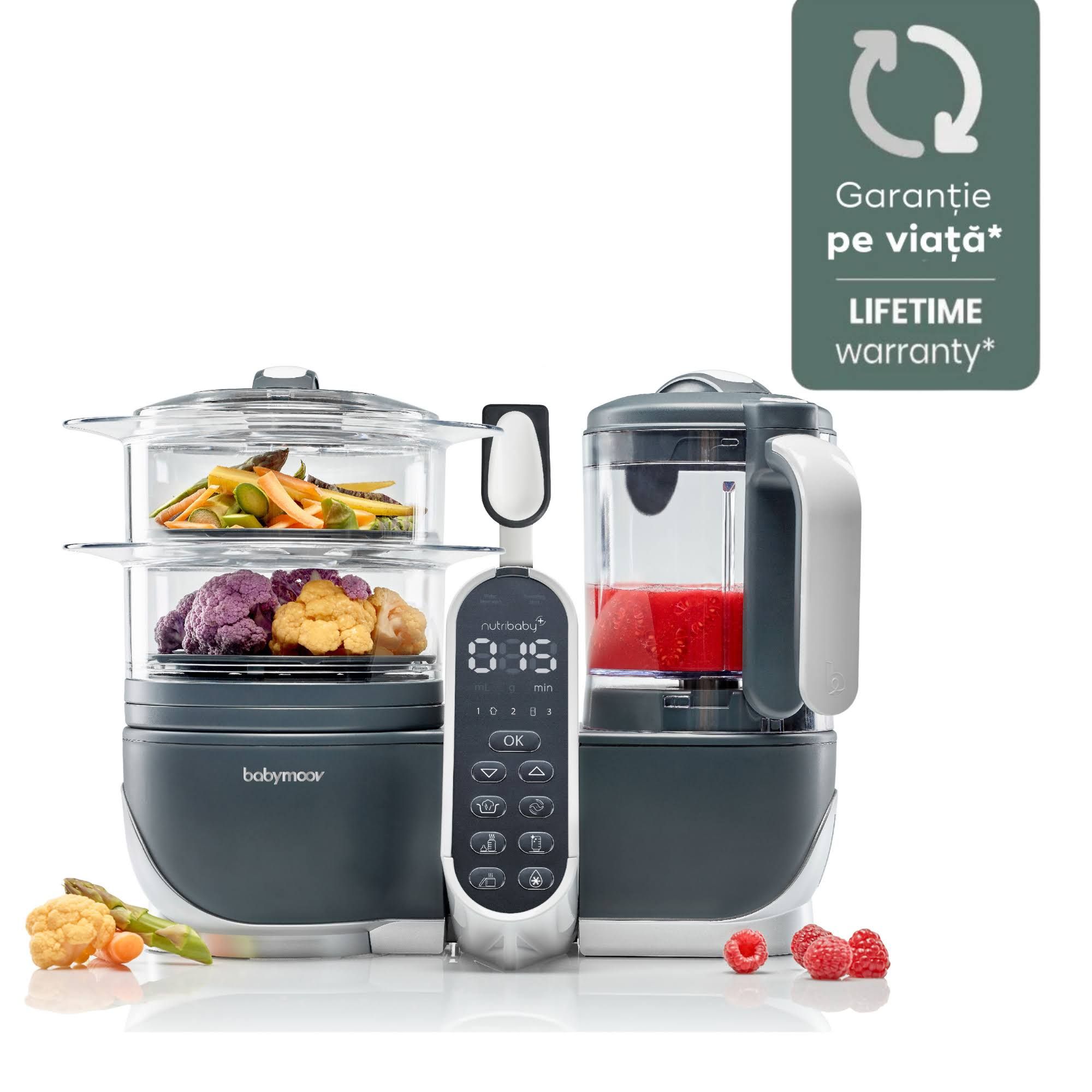 Babymoov Robot da Cucina Nutribaby Grigio