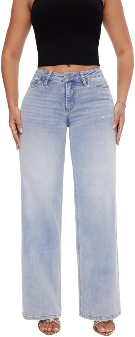 Mid-Low Rise Baggy Jeans