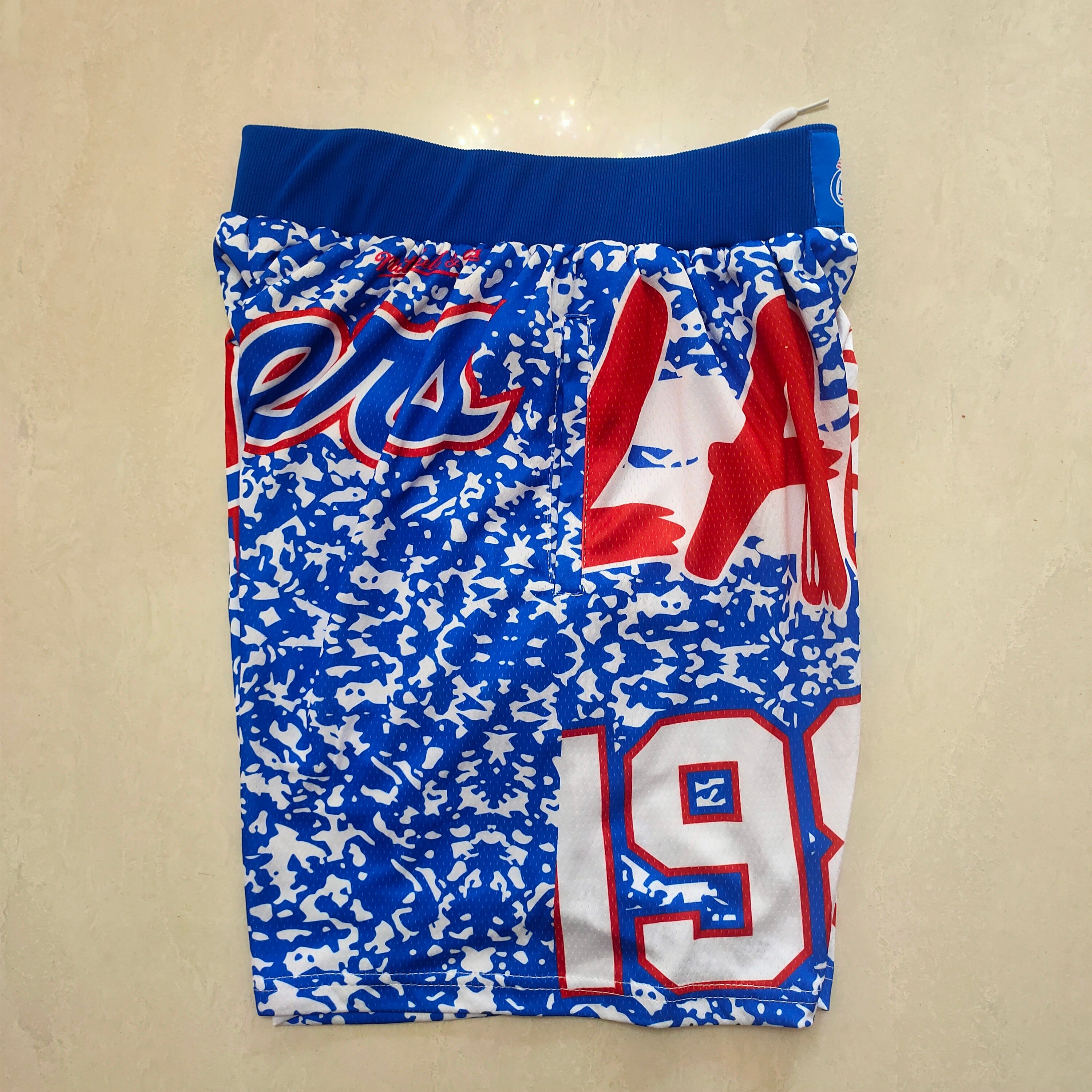 Los Angeles Clippers MitchellNess large team logo sports pants