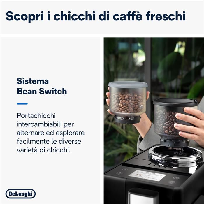 DE LONGHI - Macchina da caffé Rivelia EXAM440.35.B-Nero (onyx black)
