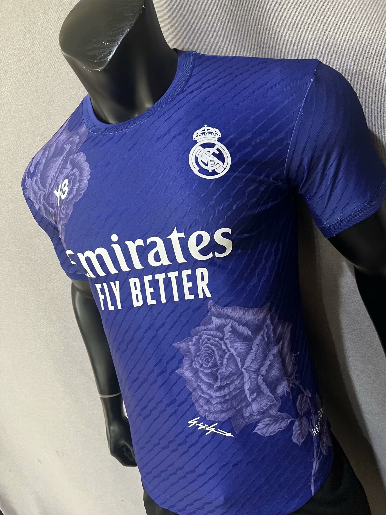 2024-25 Player Edition Real Madrid Y3 Purple Joint Jersey