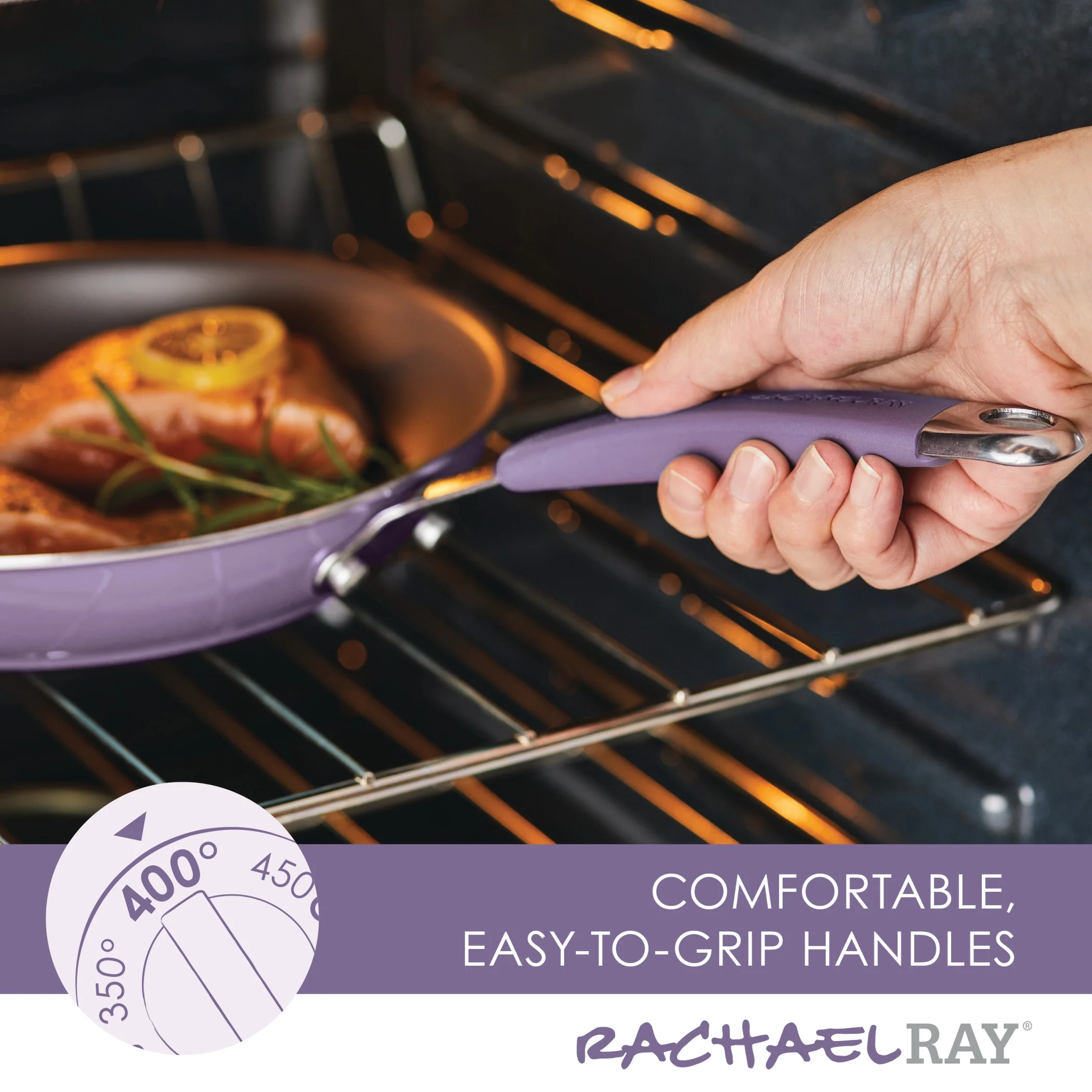 Rachael Ray 12-Piece Cucina Nonstick Pots and Pans Set, Cookware, Set Cranberry