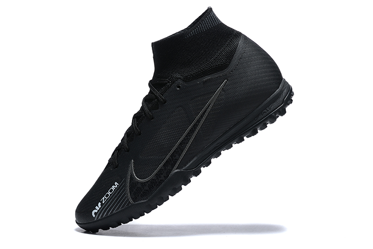 Assassin 15th generation high-top fully knitted waterproof MD air cushion grass spike football shoes