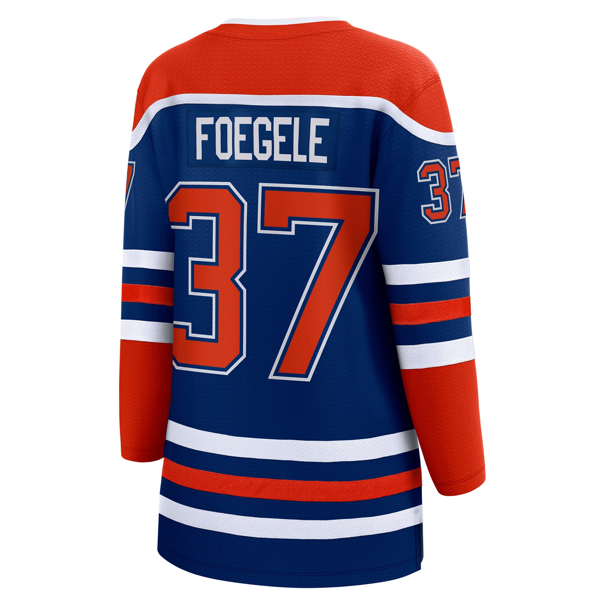 Warren Foegele Edmonton Oilers Fanatics Women’s Home Breakaway   Jersey – Royal