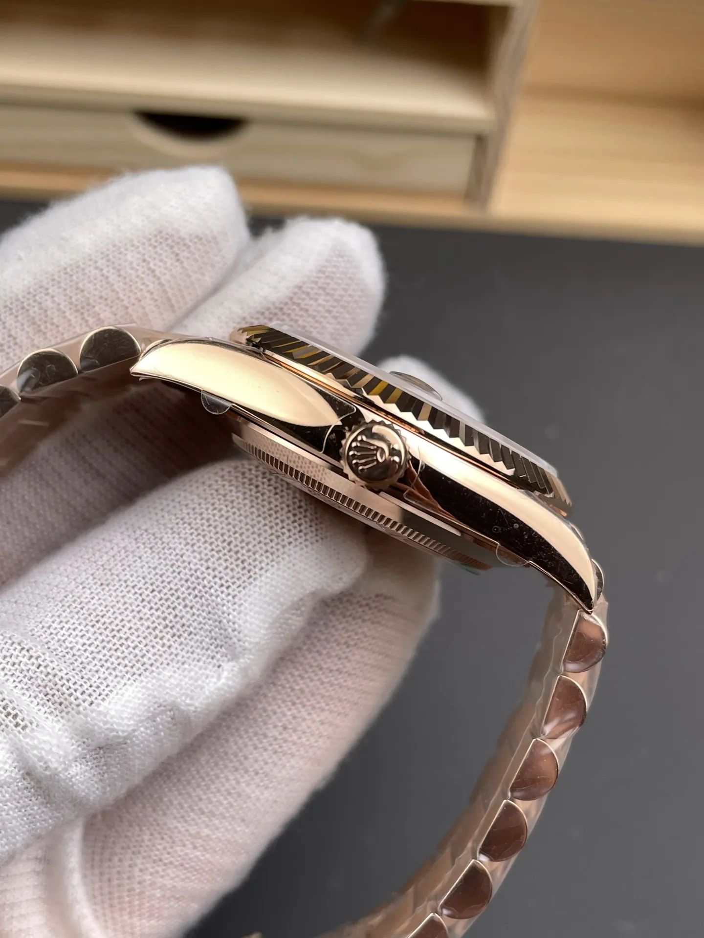 Rolex Day-Date Coffee Baguette Diamond 40mm